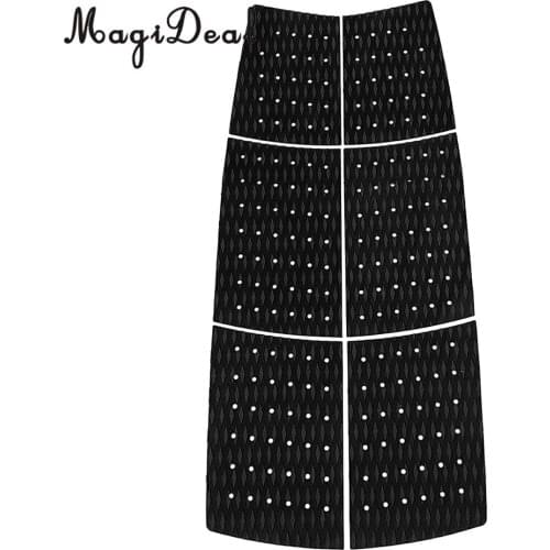 MagiDeal 6 Pieces Non Slip Surfboard Boat Yacht Front Foot Traction Pad Deck Grip for Water Sports Surfing Paddleboard Acces