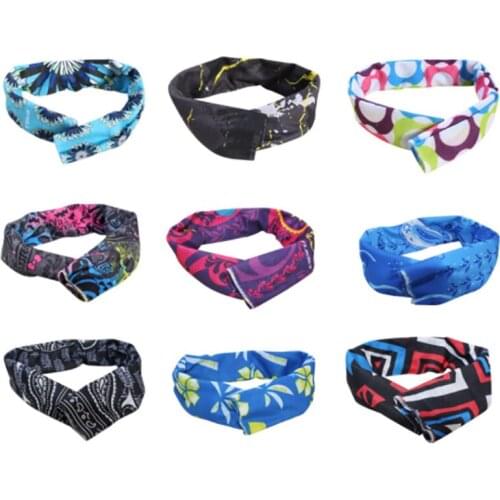 Multifunctional Sports Headwear Headband Bandana Balaclava Face Cover Scarf Sweatband Hairband for Cycling Yoga Camping Hiking