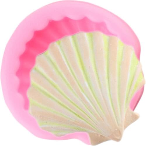 Sea Shell Silicone Mold Baby Party Fondant Cake Decorating Tools Cookie Baking Candy Resin Clay Molds Chocolate Gumpaste Moulds