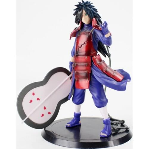 2020 NEW Naruto Shippuden Uchiha Madara PVC Action Figure Toys Cool Weapon Flame Fan Collectible Model Dolls