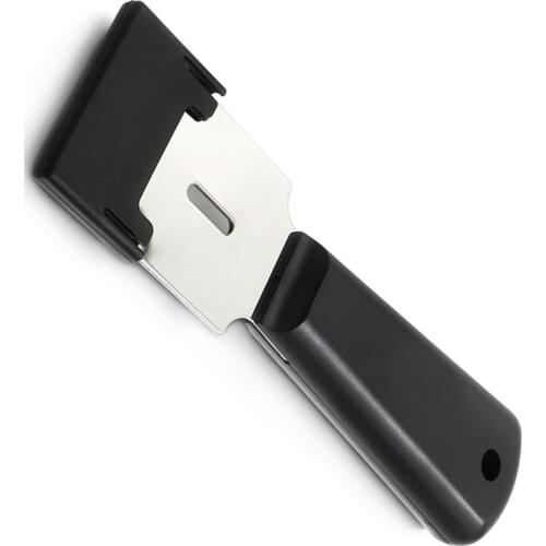 HOT-Leather Craft Skiving Sharp Handle Knife Leather Craft Handwork DIY Tool Professional Hand Push Knife Replaceable Blade