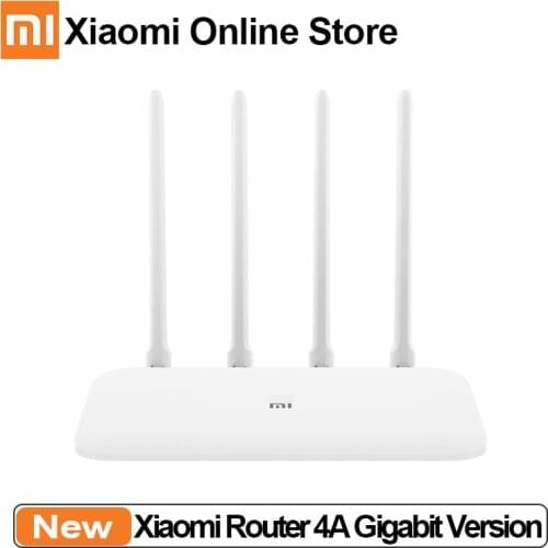 Original Xiaomi Mi Router 4A Gigabit Edition 100M 1000M 2.4GHz 5GHz WiFi ROM 16MB DDR3 64MB 128MB Mijia App Controlrol Router