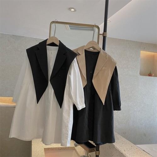 2020 Girls Dress Cotton Autumn Puff Sleeve Kids Dresses For Girls Baby Princess Dress Elegant With Cape Children Clothes 3-12Y