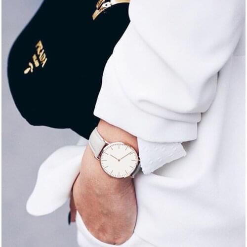 Nordic Style Simple Women Watches Ladies Casual Leather Quartz Watch Relogio Feminino Montre Femme Zegarek Damski Horloges Dames