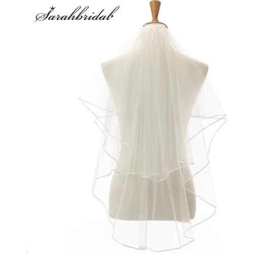 Свадебные длинные фаты Sarahbridal China At AliExpress