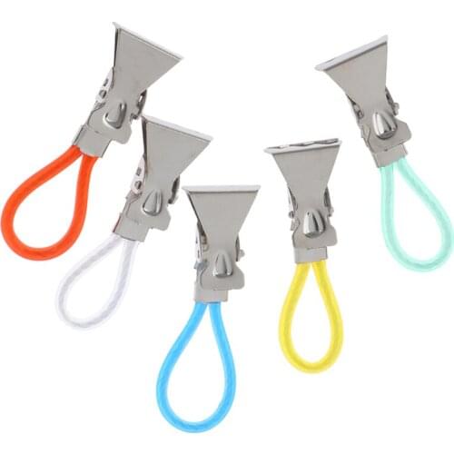 5/8pcs Household Tea Towel Hanging Clips Clip On Hooks Loops Hand Towel Hangers Hanging Clothes Pegs Kitchen Bathroom Organizer