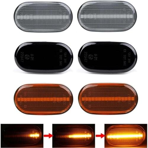 2x LED Dynamic Side Marker Lights Turn Signal Sequential Lamps For Suzuki Jimny JB64W Sierra JB74W JB23W Lapin Carry Truck DA63T