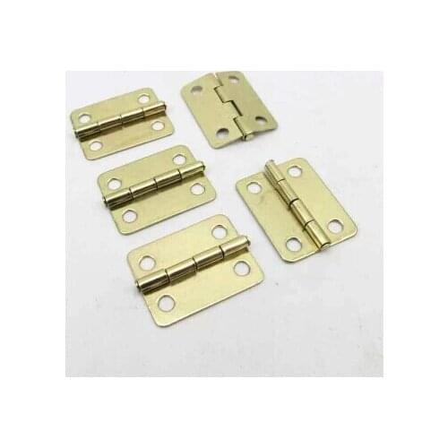 30PCS free shipping 2.3 * 1.9 small brass hinge folding mini miniature model of DIY crafts woodworking hardware fasteners