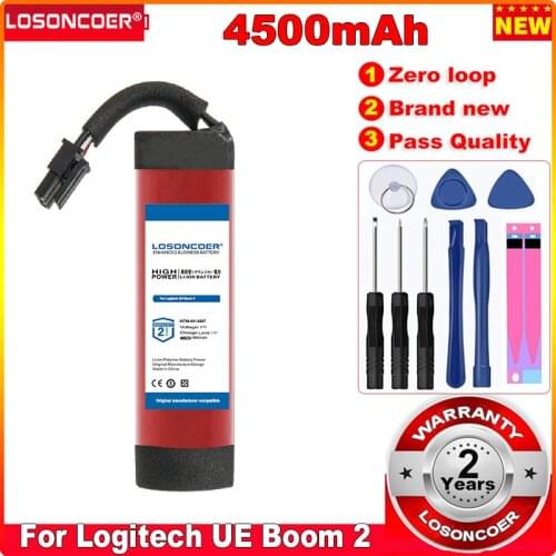 LOSONCOER 3800mAh 00798-601-8207 Battery for Logitech UE Boom 2, UE Boom 2 Ultimate Replace old batteries