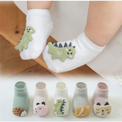 Baby Cotton Socks Soft Cotton Baby Ankle Sock Pattern Children Socks Anti Slip Infant Floor Socks Floor Socks recien nacido