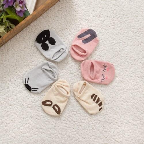 Spring Summer Kids Unisex Baby Socks Short Cotton Sock Boy Girl Cute Pattern Toddler Animal Print Floor Socks