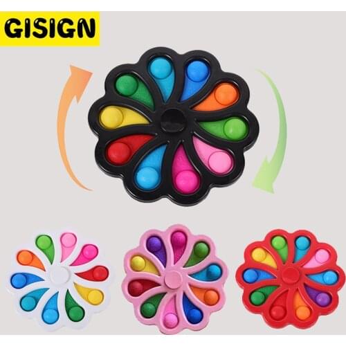 New Dimple Fidget Toy Simple Dimmer Fat Brain Toys Stress Relief Hand For Kids Adults Early Educational Autism Special Need