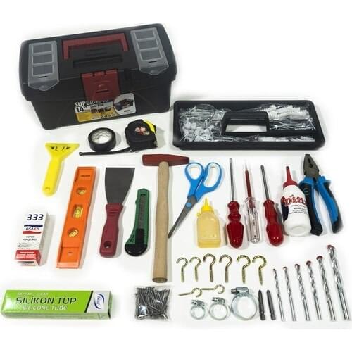 275 Piece Hobby Tool Bag Set with Organizer Home Repair Tool Kit Woodworking Tools Bag