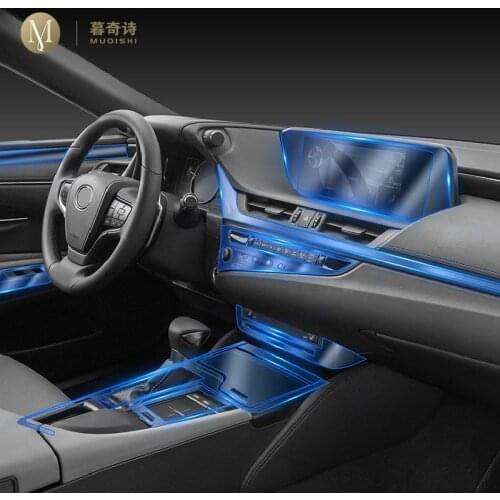 For Lexus ES 250 300 350 2018-2021Car Interior Center console Transparent TPU Protective film Anti-scratc Repair film Accessorie