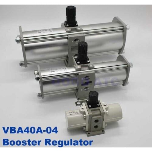 SMC VBA40A-04 Pneumatic booster regulator Rc1/2 for Industrial Air Tank Parts VBA Combination Pressure Booster & Regulator