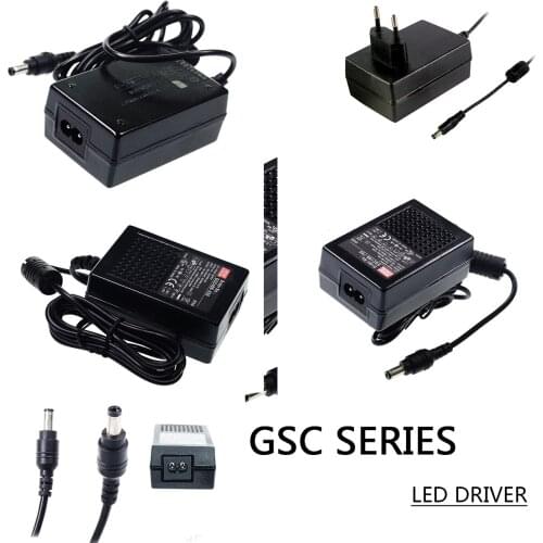 GSC18B/18E/25B/25E/40B/40E ACDC MEANWELL LED DRIVER -350/500/700/1050/1400 Power supply for indoor/office/decorative light