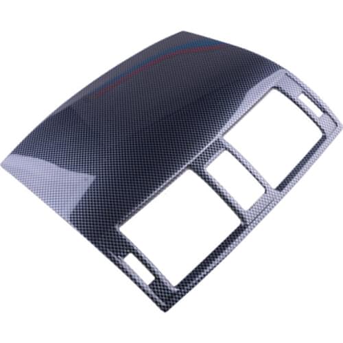 DWCX Carbon Fiber Texture Plastic Central Console Air Outlet Vent Cover Trim Fit For Toyota Corolla 2007 2008 2009 2010-2013