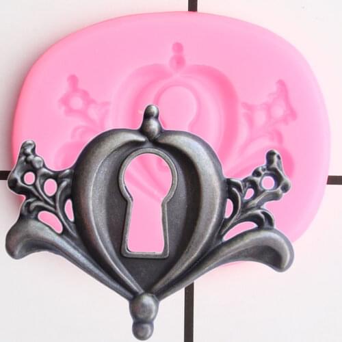 Vintage Steampunk Key Lock Silicone Molds DIY Cupcake Topper Fondant Cake Decorating Tools Candy Clay Chocolate Gumpaste Moulds