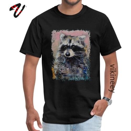 Raccoon Gender Fabric Summer Tops T Shirt 2019 Short Sleeve Young T-Shirt Mcgregor On Summer Fall Tee-Shirts O Neck