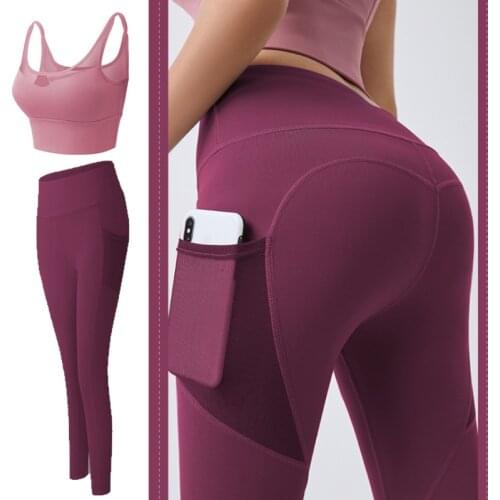 Yoga Pants Women with Pocket Plus Size Leggings Sport Girl Gym Leggings Women Tummy Control Jogging Tights Female Fitness pants