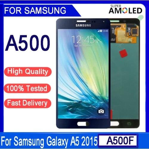 5.0"Original display For Samsung Galaxy A5 2015 A500 A5000 A500F A500M A500Y A500FU LCD Touch Screen Digitizer Display Assembly