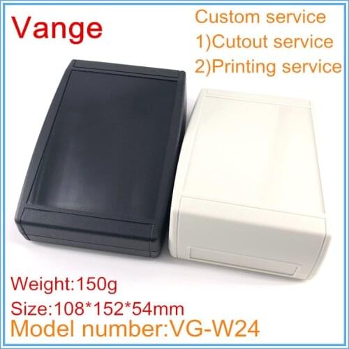 1pcs/lot black electric project box 108*152*54mm ABS box plastic apparatus housing case for wire connector design