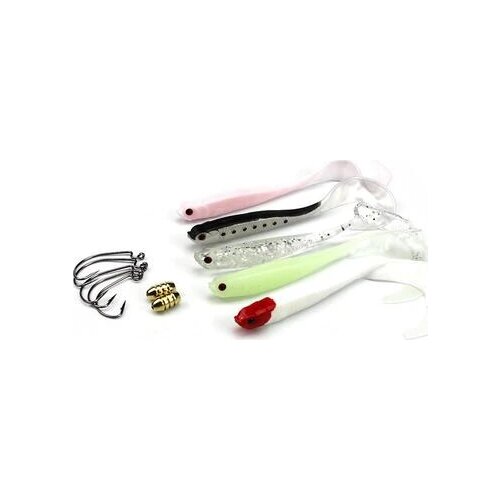 12pcs soft fishing lure bait spinnerbait jiging leurres souples fishing wobblers isca artificial feeder crankbaits