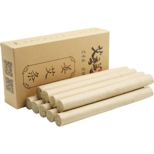 2cm ginger moxa rod acupuncture moxibustion massage moxa strip 10pcs