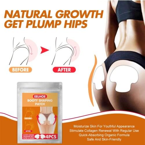 4pcs Butt-Lift Shaping Patch Lifting Tightening Butt Patch Plant Extracts Buttock Patch Butt Enhancement Sexy Hip Buttock