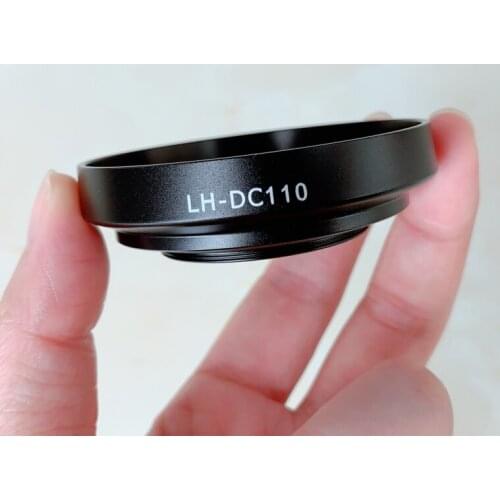 49mm LH-DC110 dc110 Lens Hood cover For Canon PowerShot G1X Mark III G1XM3 mirrorless camera
