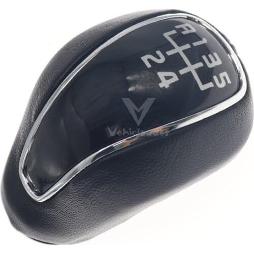 5 Speed PU Leather Gear Shift Knob Lever Shifter Handball For Kia K2 K3 K4 Sportage Hyundai IX25 Forte Creta 2012-2015 2016