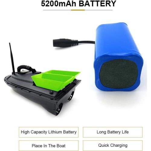 80% HOT SALES！！！7.4V 5200mAh Lipo Battery for Flytec 2011-5 1.5kg Loading Remote Control Boat