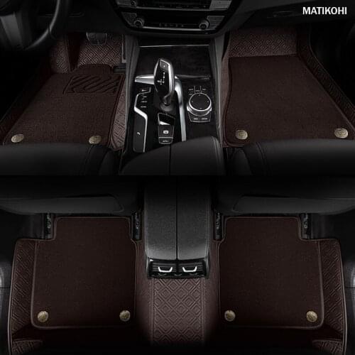 MATIKOHI Custom car floor mats for Skoda octavia fabia rapid superb kodiaq yeti KAROQ KAMIQ car foot ma styling car accessories