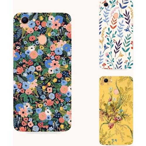 Flower butterfly cat floral leaves silicone phone case For Realme C1 C2 C3 C11 C12 C15 C17 C20 C21 C21Y C25 C25s 2020 2021 cover