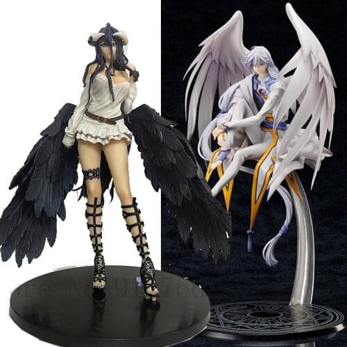 Card Captor Sakura Yue Anime Overlord Figure Albedo So-bin Ver. Action Figurine Yukito Tsukishiro PVC Toys Doll Statue Model Gif