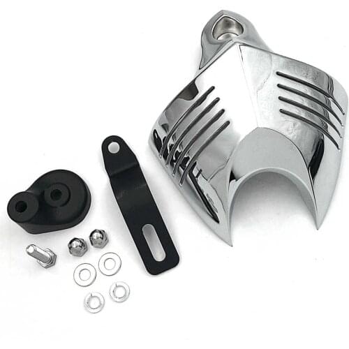 Chrome Twin Horn Cover Cowbell For 1992-2020 Harley Davidson Motorcycles Aftermarket Free Shipping Motorcycle Parts