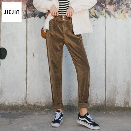 Женские вельветовые брюки JIEJIN China At AliExpress