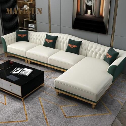 First Floor Leather Single Sofas Suitable For Hotel Bar Small Apartment Mid Century Modern Furniture Outdoor Leisure Sofa Chair