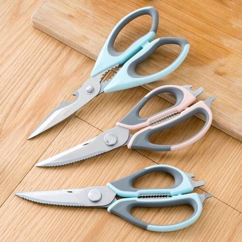Multifunctional magnetic refrigerator scissors stainless steel powerful disassembly chicken bone scissors food kitchen scissors