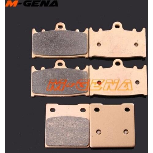 Motorcycle metal sintering brake pads For GSF400 75A 1989 1990 1991 1992 1993 1994 7AA 1995 1996 1997 ZX-7R 89-95 ZXR400