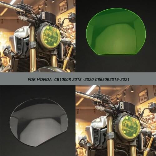 Motorcycle Accessories Front Headlight Guard Protector Head Light Lens Cover For HONDA CB650R2019 -2021 CB1000R 2018 - 2020