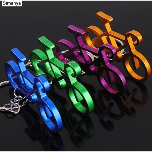 New Metal Keychain Men Women Car Key Chain Fashion Bag Charm Accessories key Ring bicycle New Key Holder K1304