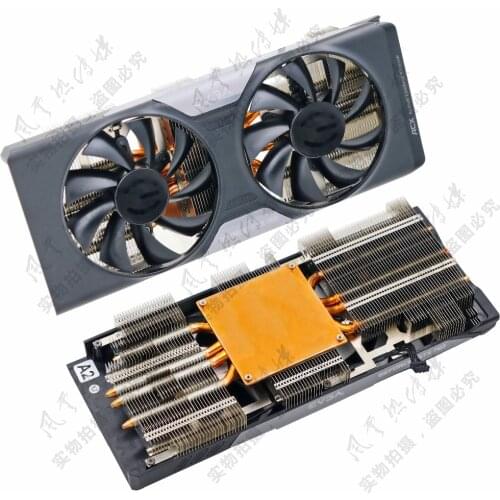 New Original for EVGA GTX760 ACX four heat pipe Graphics video card radiators