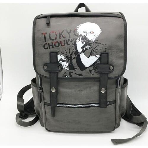 Tokyo ghoul Fashion Anime PU Backpacks School Cartoon Backpack Casual Bags Travel Knapsack Unisex Gifts