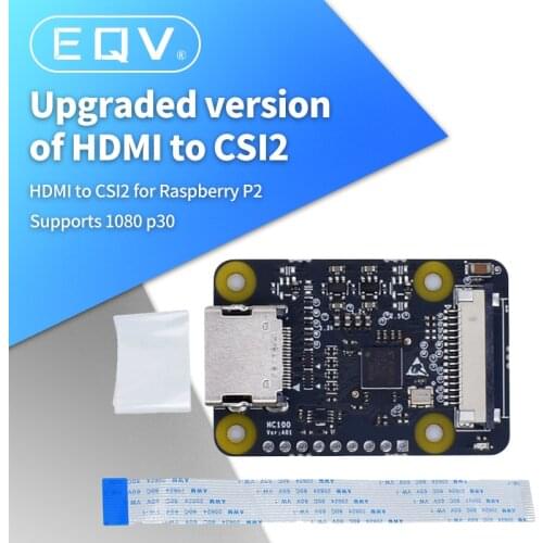 Official HDMI-Compatible To CSI-2 Adapter Board Input Up To 1080p25fp For Rasperry Pi 4B 3B 3B+ Zero W