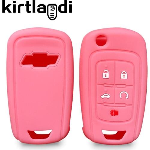 Silicone Remote Fob Auto Accessories Key Case for Chevrolet AVEO Cruze Akista Volt Camaro Garna Equinox Impala GMC Terrain Cover
