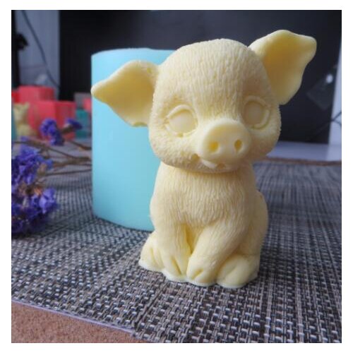 Cute 3d pig silicone mold fondant mould chocolate mousse cake molds candle aroma stone silicone mold resin clay molds