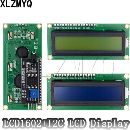 LCD1602 1602 LCD Module Blue / Yellow Green Screen 16x2 Character LCD Display PCF8574 IIC I2C Interface 5V For arduino