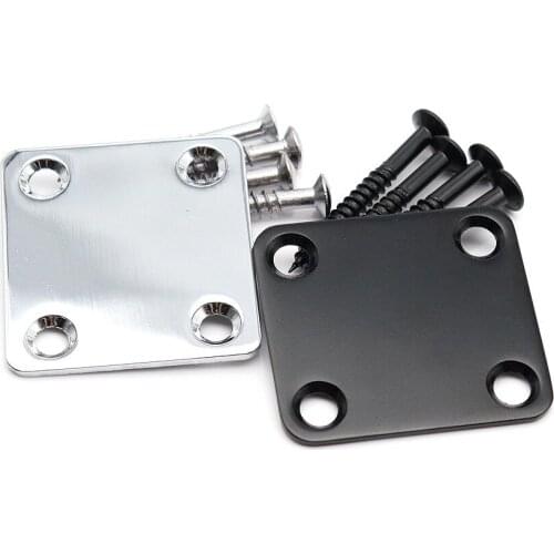 1pcs Mini Electric Guitar Neck Plate Connecting Plate Steel Plate