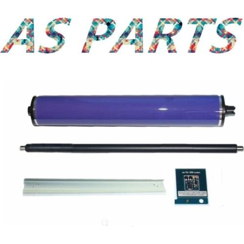 1X PCR Primary Charge Roller+013R00663 013R00664 drum chip+ Cleaning Blade+OPC Drum for Xerox Color C60 C70 C550 C560 C570